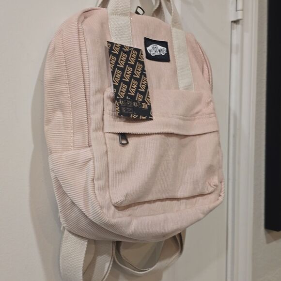 Vans Low Key Mini Corduroy Backpack- Sepia Rose Pink - Picture 8 of 11